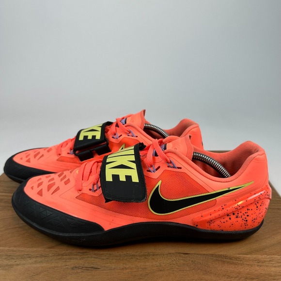 Mens Nike Zoom Roational 6 Bright Mango Track Field Shoes Sneakers Size 12 M GUC - Picture 2 of 8